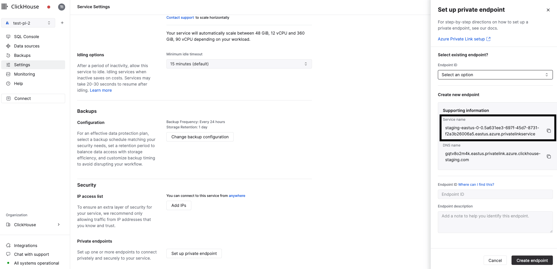 Private Endpoints