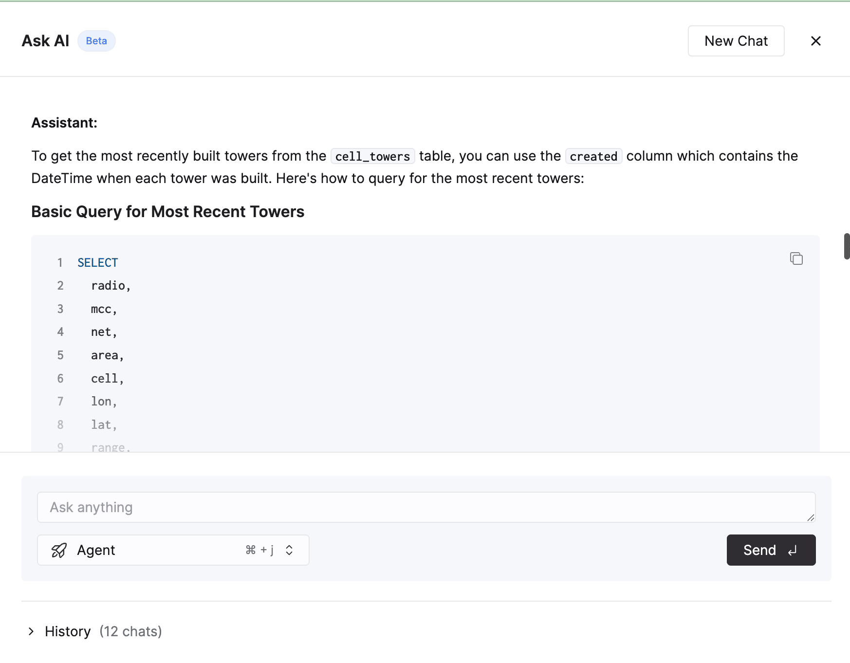 Result actions