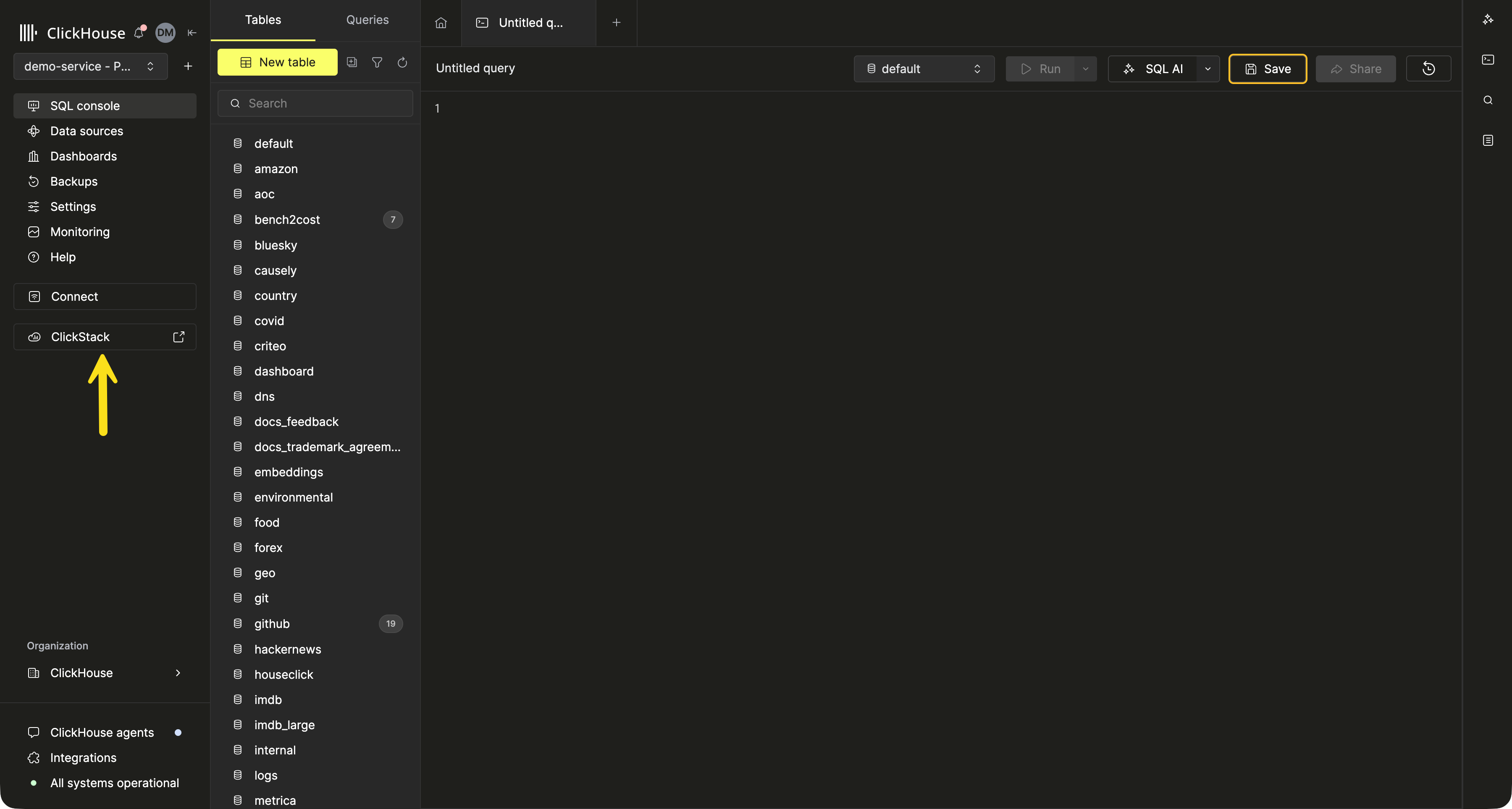Managed ClickStack in ClickHouse Cloud